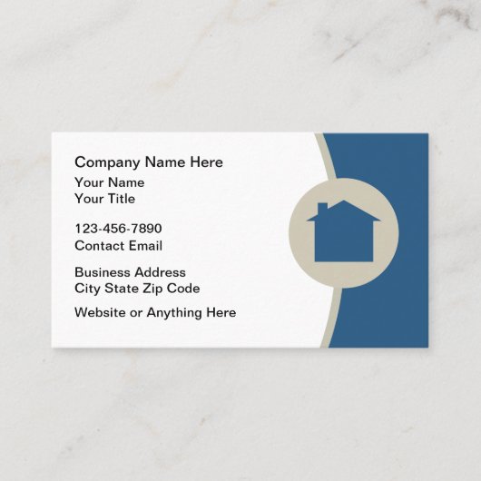 Conception Carte de visite des services à domicile (Devant)