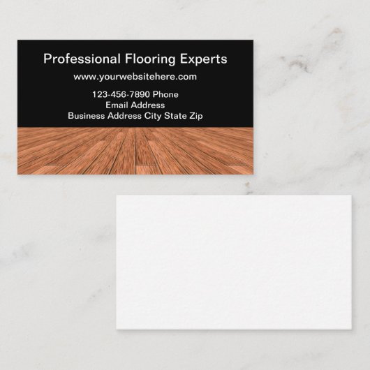 Conception Carte de visite des services de sol (Devant / Derrière)