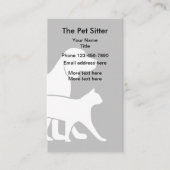 Conception Carte de visite double côté pour Animau (Devant)