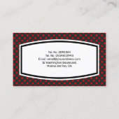 Conception Carte de visite du concessionnaire auto (Dos)