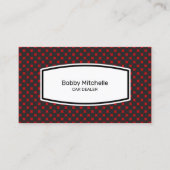 Conception Carte de visite du concessionnaire auto (Devant)