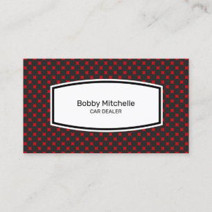 Conception Carte de visite du concessionnaire auto