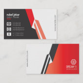 Conception carte de visite imprimable (Devant / Derrière)