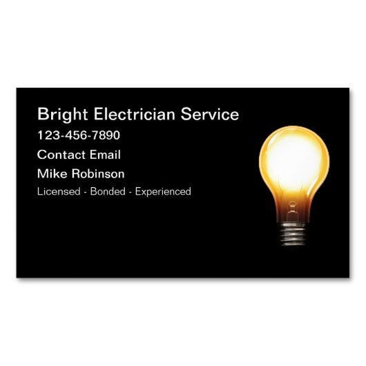 Conception Carte de visite magnétique électronique (devant)