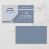 conception carte de visite officielle (Devant / Derrière)