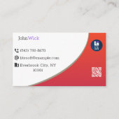 Conception Carte de visite personnalisée (Devant)