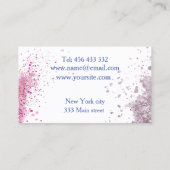 Conception carte de visite pour votre magasin de p (Dos)