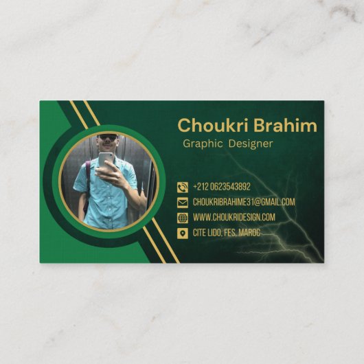 Conception Carte de visite professionnelle (Dos)