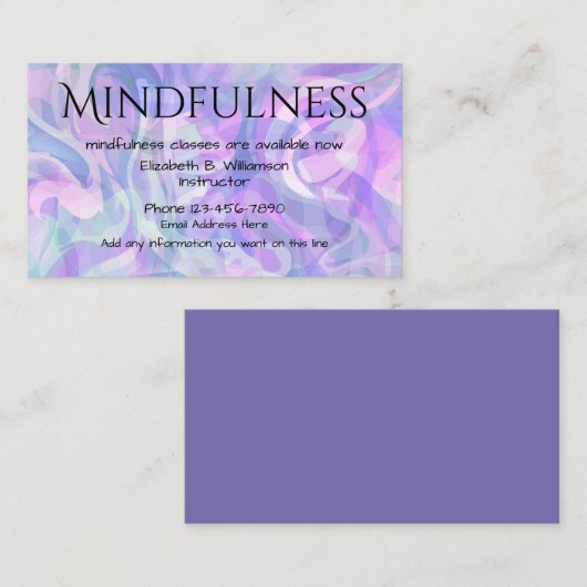 Conception Carte de visite unique et moderne (Devant / Derrière)