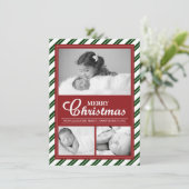 Conception Carte photo moderne et personnalisable (Debout devant)