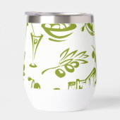 Conception Chic Moderne Feuille d'Olive Verte Saug (Droite)