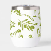 Conception Chic Moderne Feuille d'Olive Verte Saug (Avant)