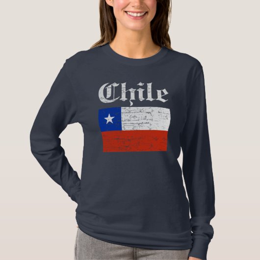 Conception chilienne de T-shirt de drapeau (Devant)