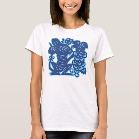 Conception chinoise de T-shirt de zodiaque - (Devant)