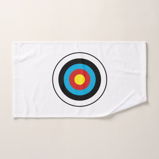 Conception cible Bullseye (Serviette à main)