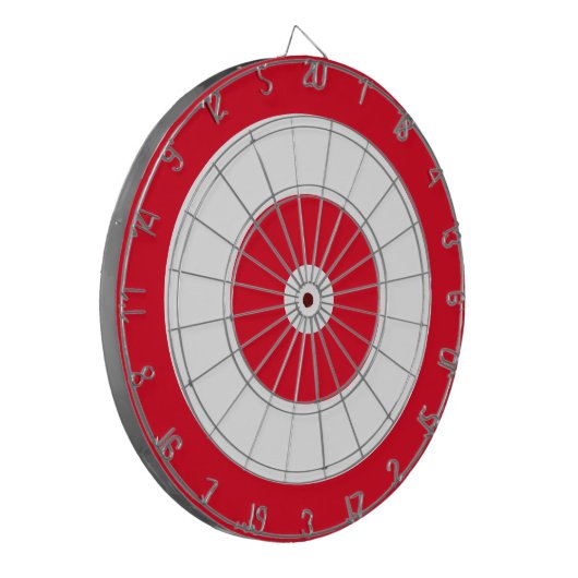 Conception cible des cercles | Rouge et blanc (Devant gauche)