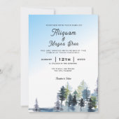 Conception classique des invitations de mariage d' (Devant)