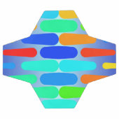 Conception colorée d'abrégé sur formes (Plat)
