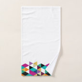 Conception colorée de triangles (Serviette à main)