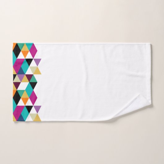 Conception colorée de triangles (Serviette à main)