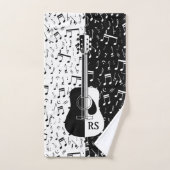Conception contemporaine personnalisée de guitare (Serviette à main)