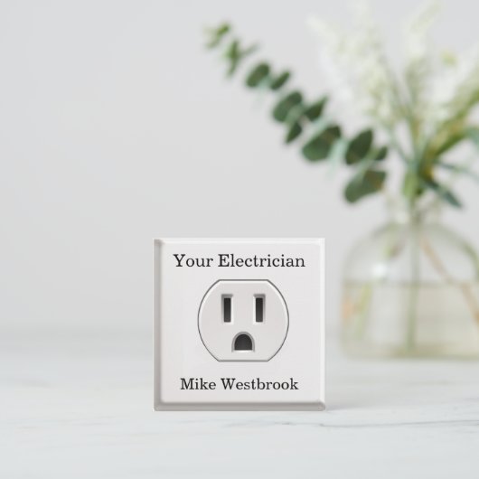 Conception Cool d'un Carte de visite électronique (Debout devant)