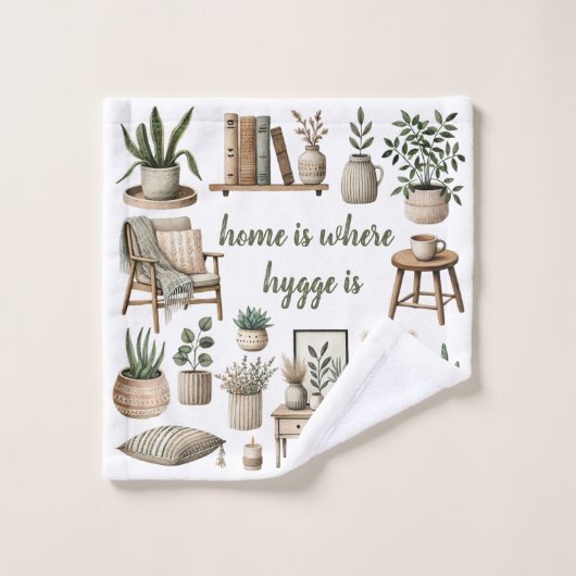 Conception cosy - Hygge (Gant de toilette)