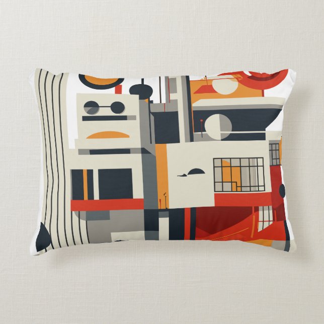 Conception Coussin Bauhaus Accent (Devant)