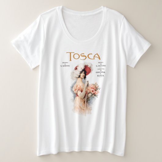 Conception d'affiche d'opéra vintage Tosca - Pucci (Design devant)