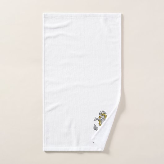 Conception d'ancre Monogrammée (Serviette à main)