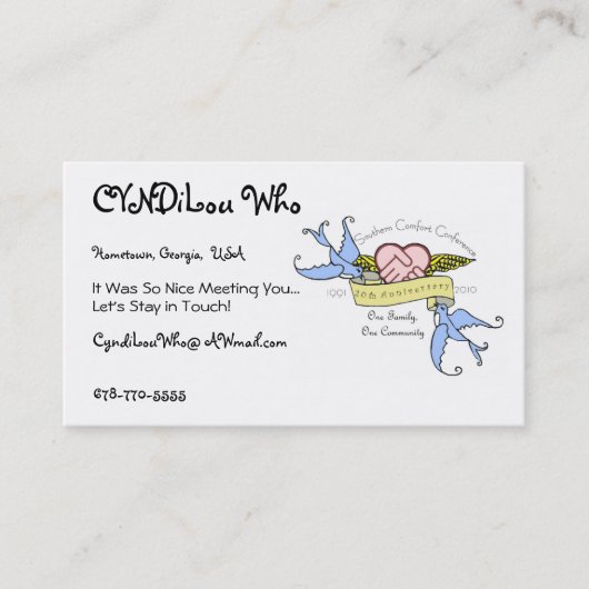 Conception d'anniversaire des cartes SCC d'amitié (Devant)