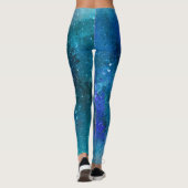 Conception d'art abstrait legging (Dos)