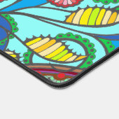 Conception d'art floral et poisson coloré (Coin)