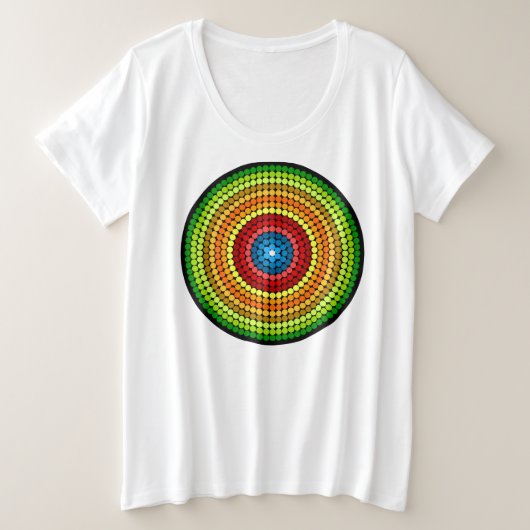 Conception d'art mandala abstrait pointillé-65904 (Design devant)