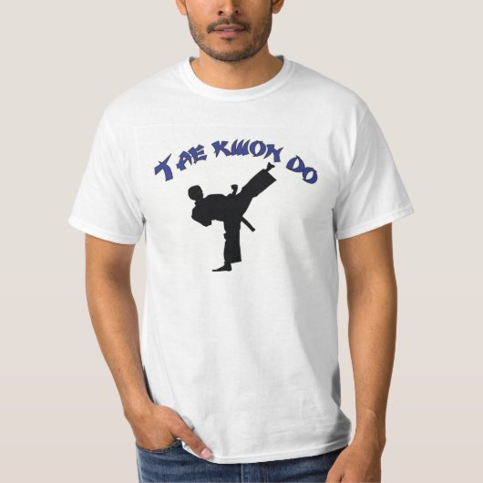 conception d'art martial de T-shirts du Taekwondo (Devant)