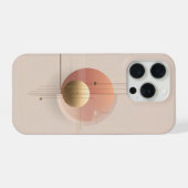 Conception d'art moderne avec des cercles et des l (Verso Horizontal)