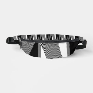 Conception d'art optique noir et blanc,