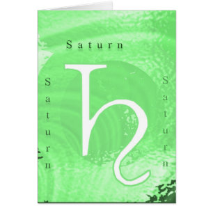 Conception d'astrologie de zodiaque de Saturn