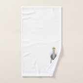 Conception d'autruche Monogrammé (Serviette à main)