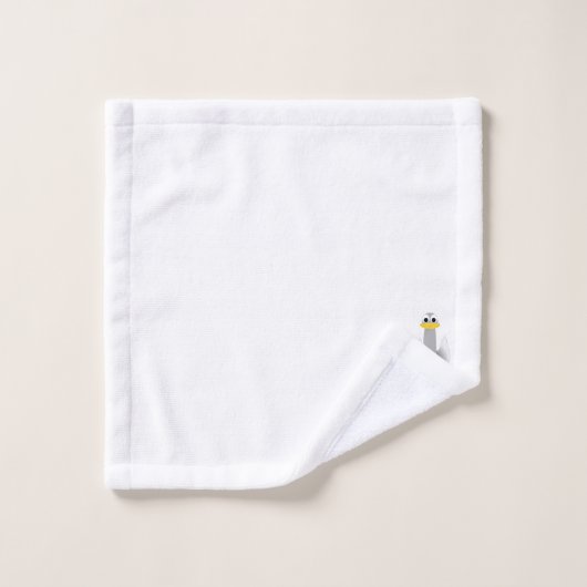 Conception d'autruche Monogrammé (Gant de toilette)