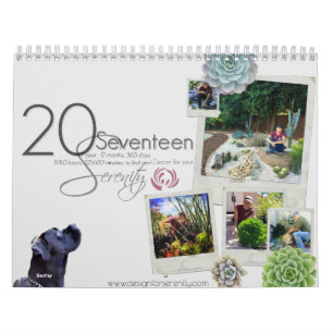 Conception de 2017 calendriers pour la sérénité