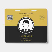 Conception de badge d'identification de personnel  (Avant)