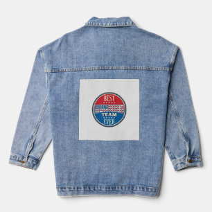 Conception de badge vintage patriotique d'équipe d
