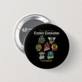 Conception de badges de l'équipe de monstres (Devant & derrière)