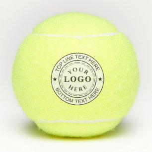 Conception de balles de tennis élégantes avec text