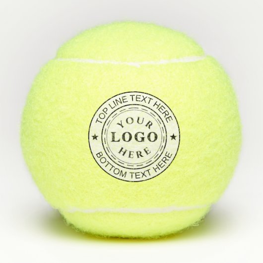 Conception de balles de tennis élégantes avec text (Devant)