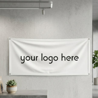 Conception de bannière de logo de magasin d'entrep