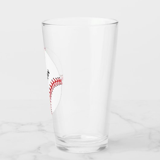 Conception de base-ball Verre à boire (Gauche)