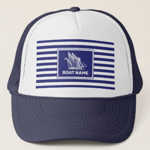 Conception de bateau nautique Casquette de marine 