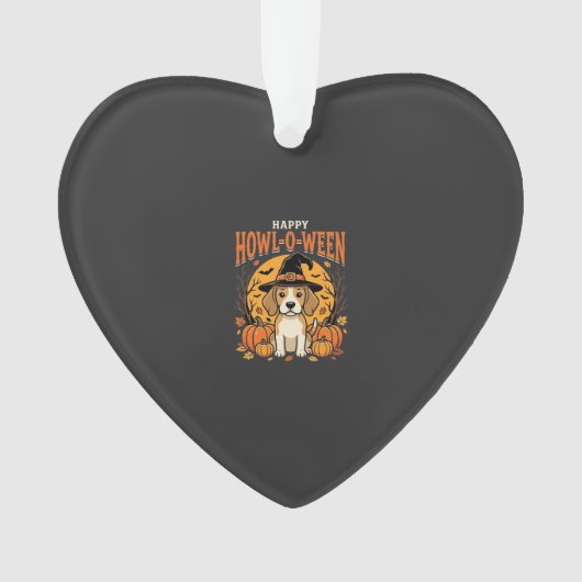 Conception de Beagle Halloween Howl-O-Ween Chien C (devant)